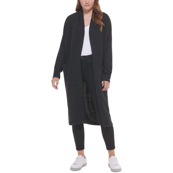 Women's Open-Front Long Cardigan - Picture 1 of 1
